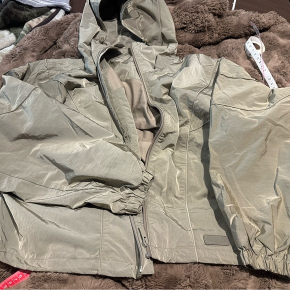 Halfdays Jackets & Blazers - Halfdays-Hooded Windbreaker olive Green Jacket